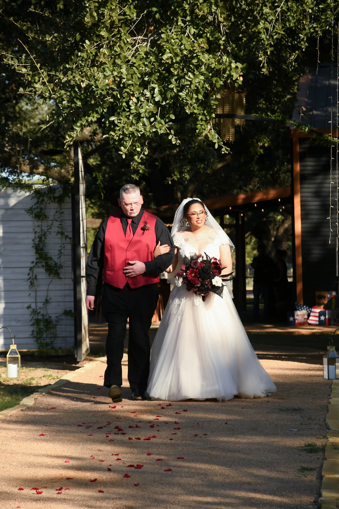 Angie Walking Down the Aisle