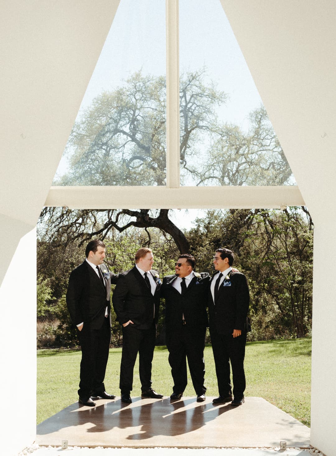 Jozh with his Co-Bestmen and Groomsman