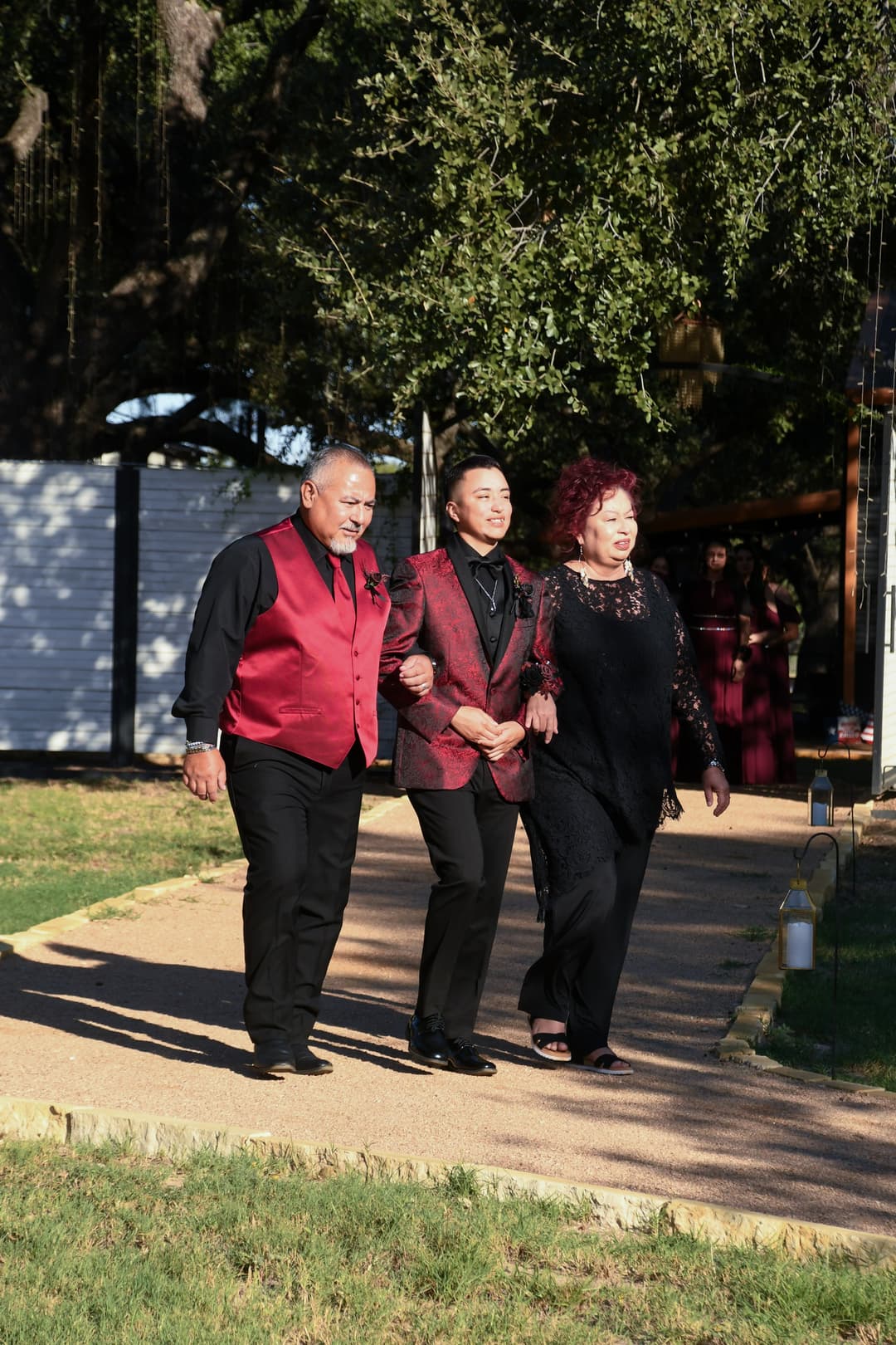 Selena Walking Down the Aisle